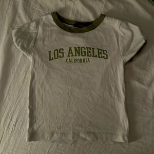 Forever 21 LA Cropped Tee